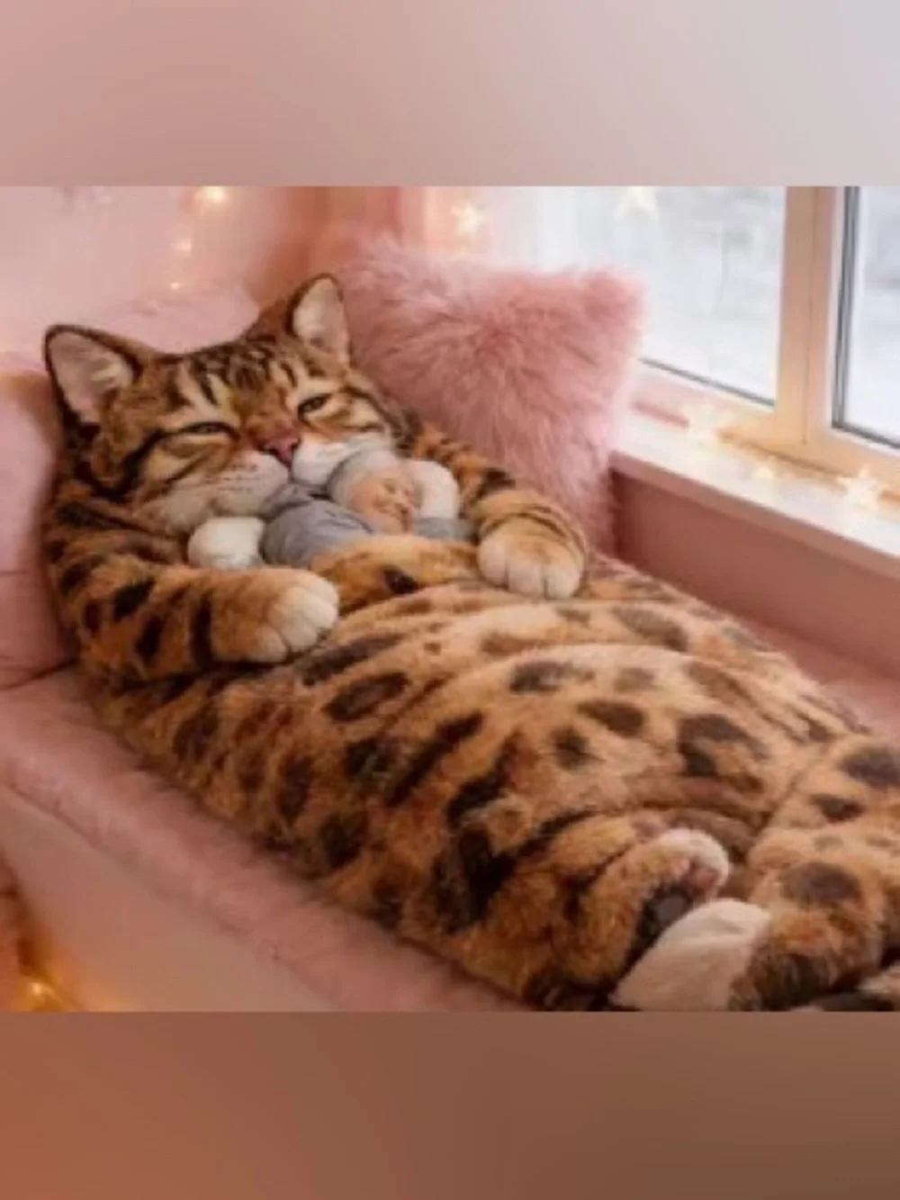 Plush Cat Sleeping Bag Blanket